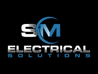 SM Electrical Solutions  logo design by Mahrein