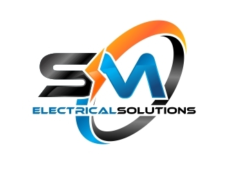 SM Electrical Solutions  logo design by aura