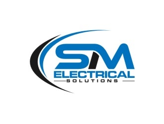 SM Electrical Solutions  logo design by agil