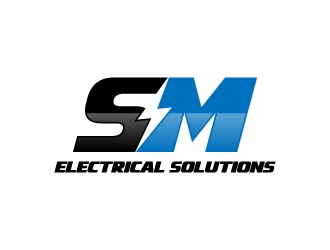 SM Electrical Solutions  logo design by labo