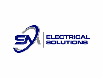 SM Electrical Solutions  logo design by ammad