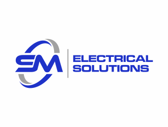 SM Electrical Solutions  logo design by ammad