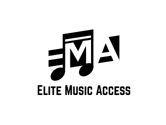 Elite Music Access logo design by b3no