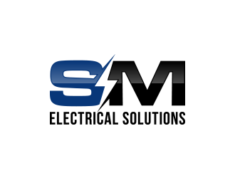 SM Electrical Solutions  logo design by lexipej