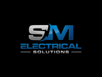 SM Electrical Solutions  logo design by ammad