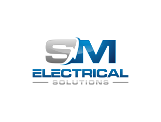 SM Electrical Solutions  logo design by ammad