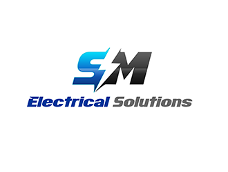 SM Electrical Solutions  logo design by 3Dlogos