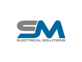 SM Electrical Solutions  logo design by rief