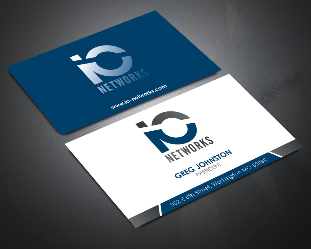 IO Network Systems logo design by Boomstudioz