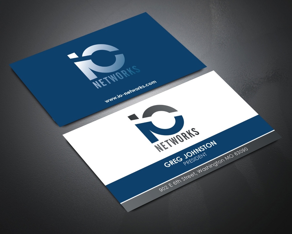 IO Network Systems logo design by Boomstudioz