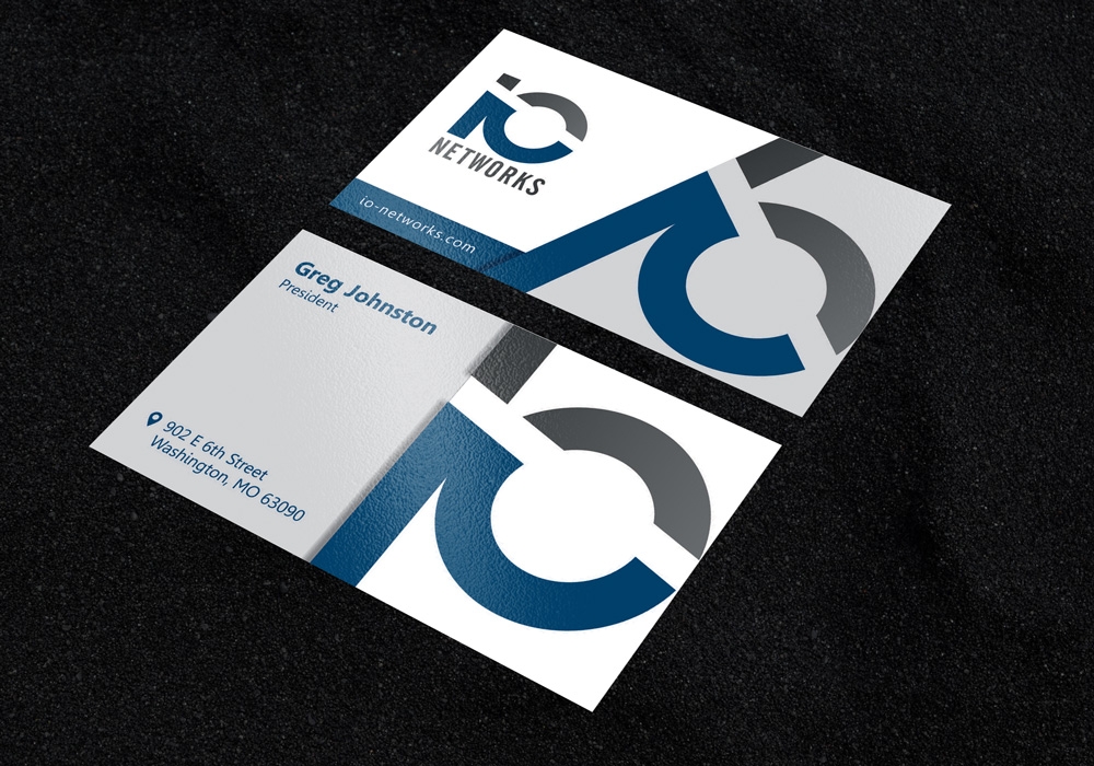 IO Network Systems logo design by ManishKoli