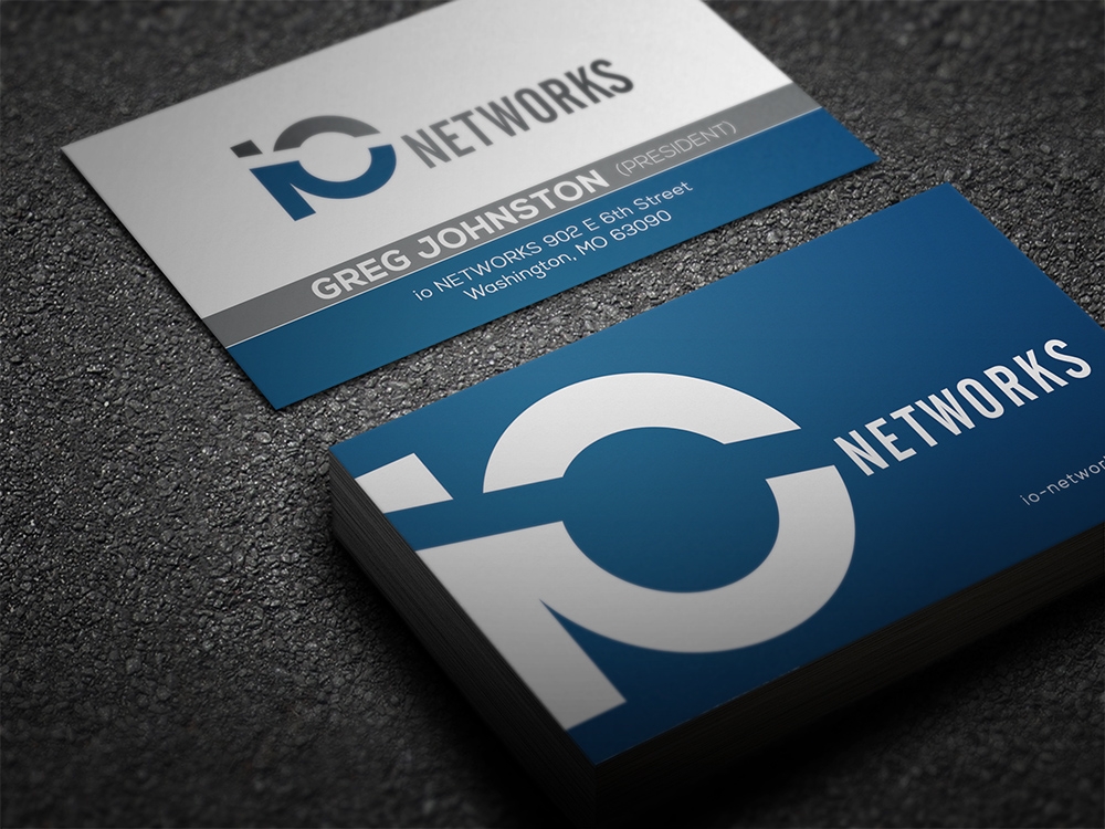 IO Network Systems logo design by aamir