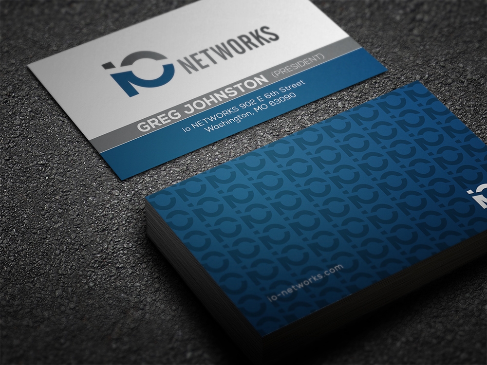 IO Network Systems logo design by aamir