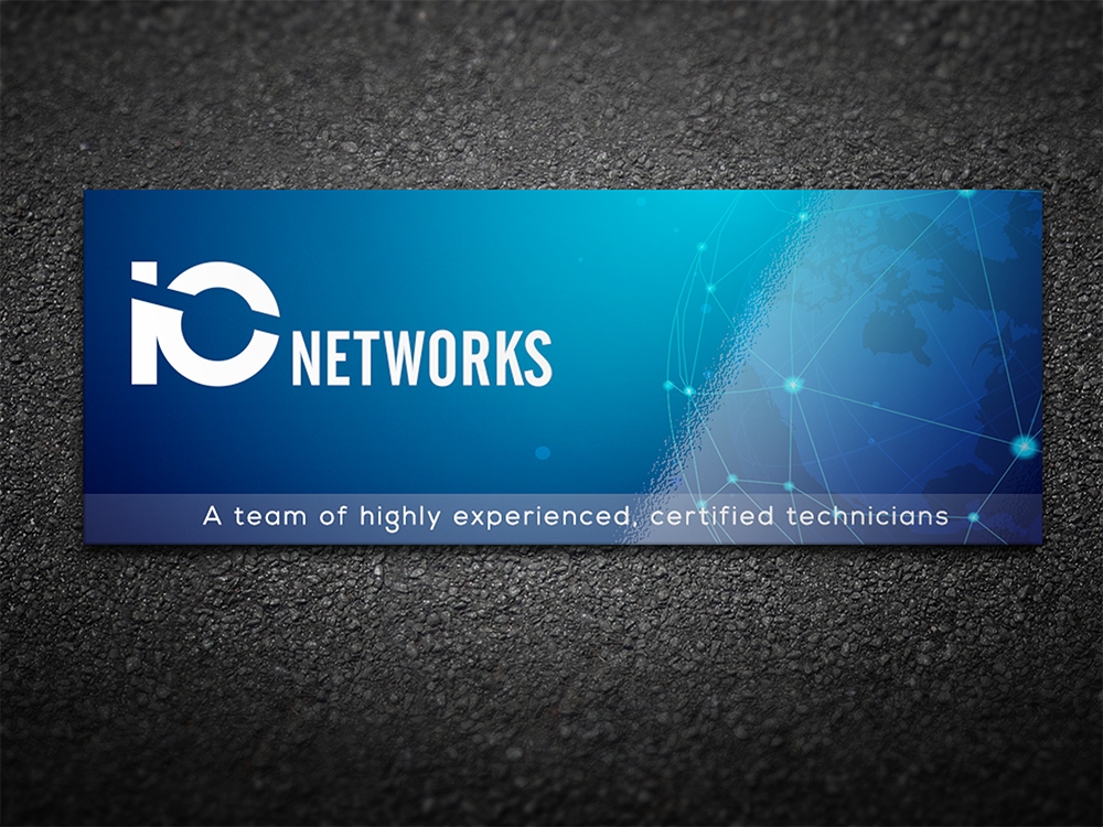 IO Network Systems logo design by aamir