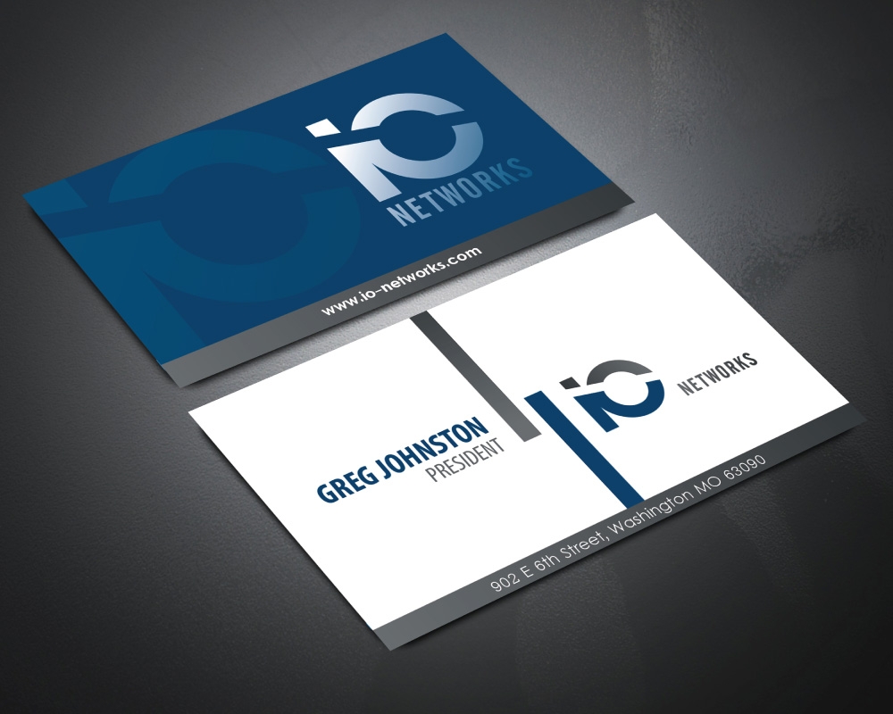 IO Network Systems logo design by Boomstudioz