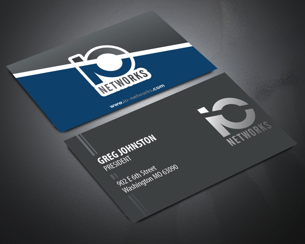 IO Network Systems logo design by Boomstudioz