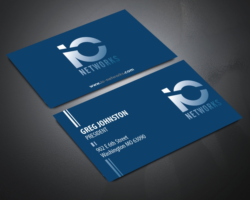 IO Network Systems logo design by Boomstudioz