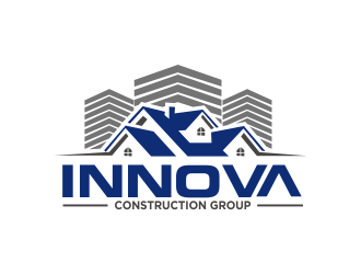 Innova Construction Group, Innova Homes logo design by Greenlight