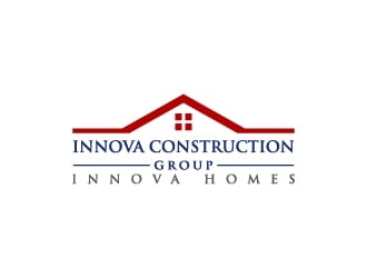 Innova Construction Group, Innova Homes logo design by Creativeminds