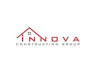 Innova Construction Group, Innova Homes logo design by mjafly