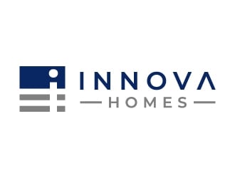 Innova Construction Group, Innova Homes logo design by akilis13