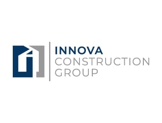 Innova Construction Group, Innova Homes logo design by akilis13