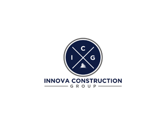 Innova Construction Group, Innova Homes logo design by ndaru