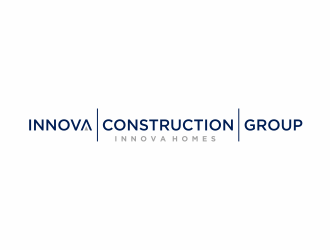 Innova Construction Group, Innova Homes logo design by santrie