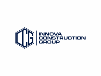 Innova Construction Group, Innova Homes logo design by santrie