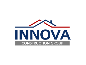 Innova Construction Group, Innova Homes logo design by ingepro