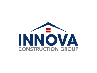 Innova Construction Group, Innova Homes logo design by ingepro