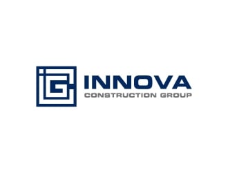 Innova Construction Group, Innova Homes logo design by Janee