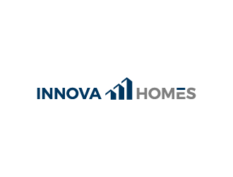 Innova Construction Group, Innova Homes logo design by dchris