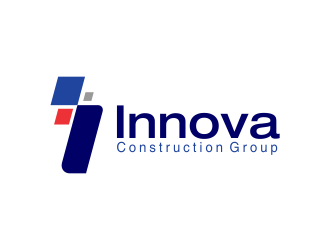 Innova Construction Group, Innova Homes logo design by AisRafa