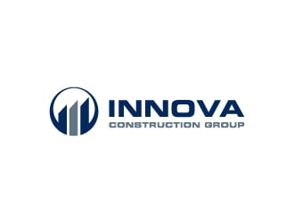 Innova Construction Group, Innova Homes logo design by Janee