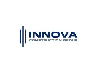 Innova Construction Group, Innova Homes logo design by Janee