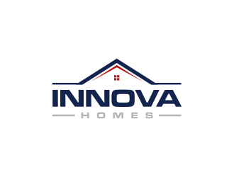 Innova Construction Group, Innova Homes logo design by ammad