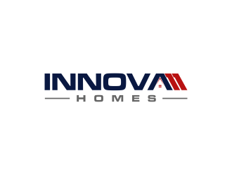 Innova Construction Group, Innova Homes logo design by ammad