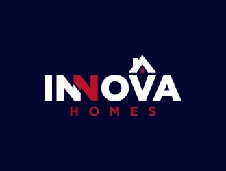 Innova Construction Group, Innova Homes logo design by BTmont