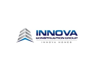 Innova Construction Group, Innova Homes logo design by usef44