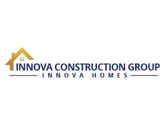 Innova Construction Group, Innova Homes logo design by nikkl