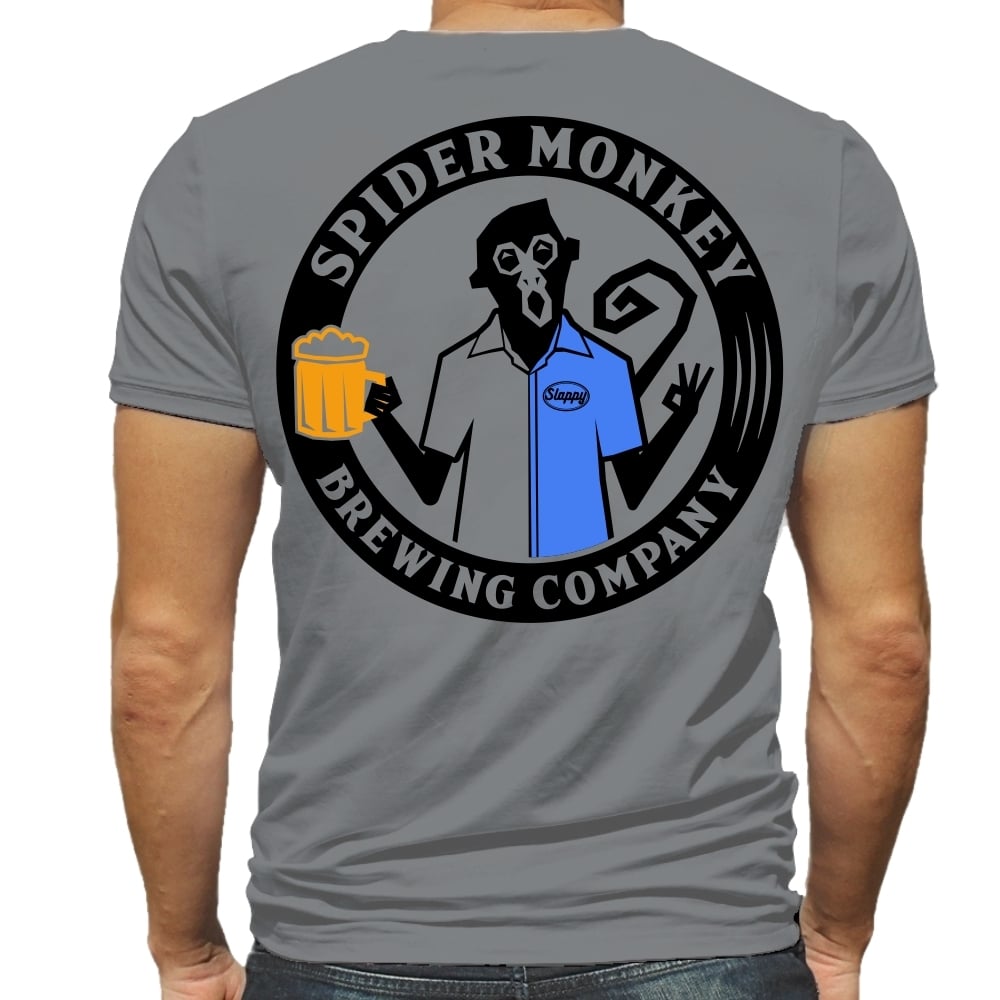 Spider Monkey Brewing Company logo design by aura