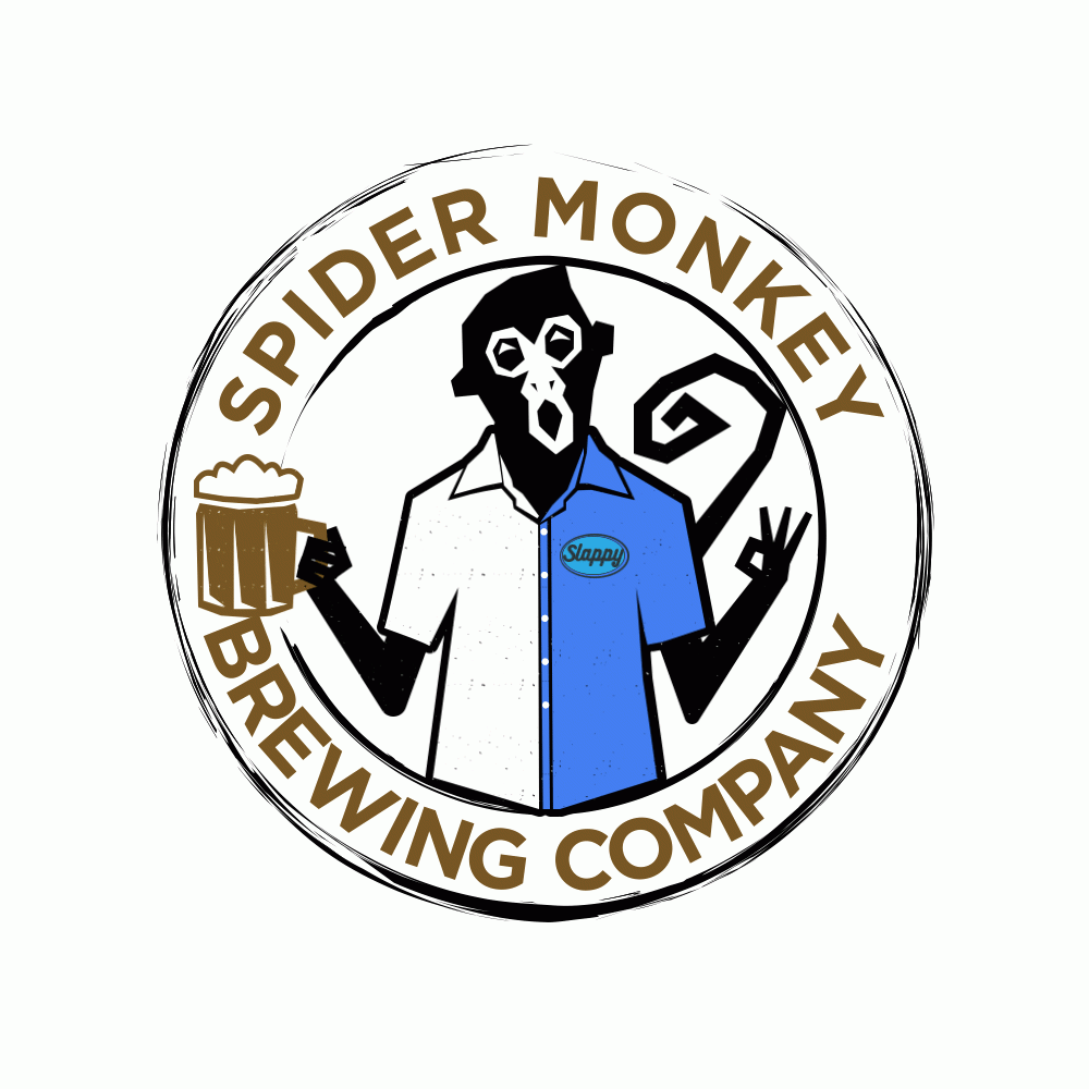 Spider Monkey Brewing Company logo design by careem