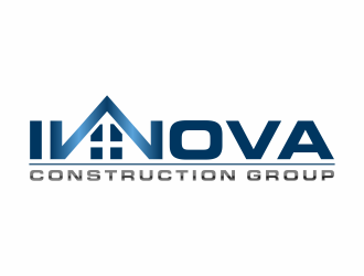 Innova Construction Group, Innova Homes logo design by Mahrein