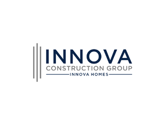 Innova Construction Group, Innova Homes logo design by johana