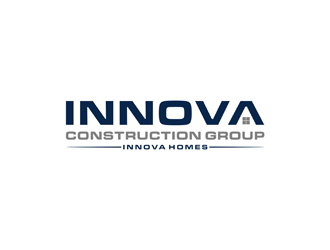 Innova Construction Group, Innova Homes logo design by johana