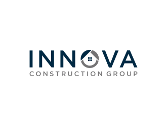 Innova Construction Group, Innova Homes logo design by ammad