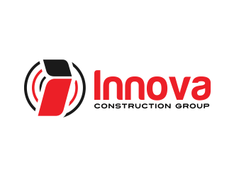 Innova Construction Group, Innova Homes logo design by AisRafa