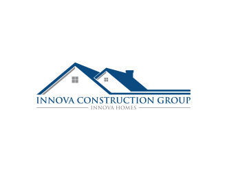 Innova Construction Group, Innova Homes logo design by qonaah