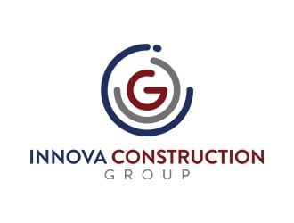 Innova Construction Group, Innova Homes logo design by planoLOGO